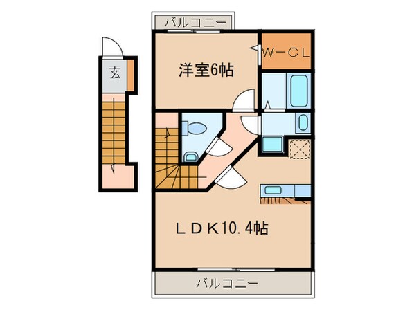 ベルフォ－レの物件間取画像